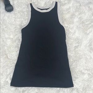 A New Day Black and Gray Tank Top